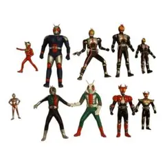 仮面ライダー　ウルトラマン　ソフビ　フィギュア 10体セット　まとめ売り
