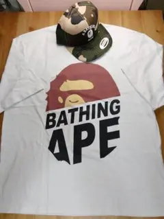 A BATHING APE Tシャツ2Lとキャップ 2点セット