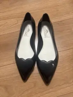 テンパレイト　雨晴兼用ハートパンプス　24.5