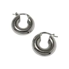 新品仕上げ済 JIL SANDER ジルサンダー クラシック フープ ピアスのサムネイル