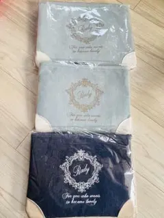 【新品未開封】Rady デニムクラッチバッグ 3点セット ホテルシリーズ