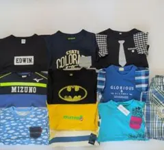 新品タグ付含む男の子まとめ売り１３０サイズ１１枚セット