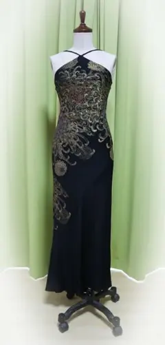 希少☆ビンテージ着物　リメイクドレス　花柄大　一点物！