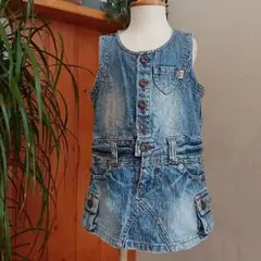 e.a.B(エーアーベー)デニムジャンパースカート