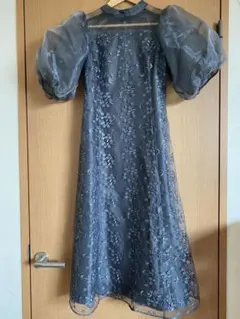 シアー素材　オケージョンドレス　M　同窓会　結婚式