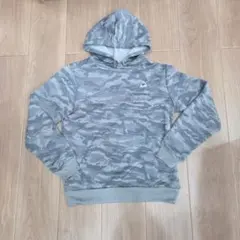 ルコック　グレー 迷彩柄 フード付きパーカーMサイズ