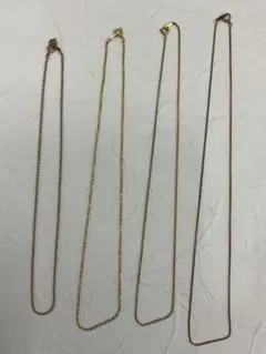 20.624【ネックレス　4本セット】チェーン