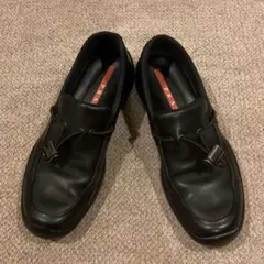 ■ 46632★年 プラダスポーツ シューズ ローファー ローカット 楽天市場】【中古】プラダスポーツ PRADA SPORT レザー ローファー