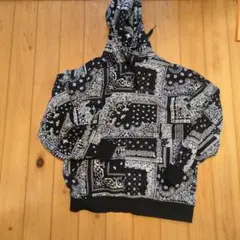 DC SHOECOUSA ペイズリー柄 パーカー Lサイズ