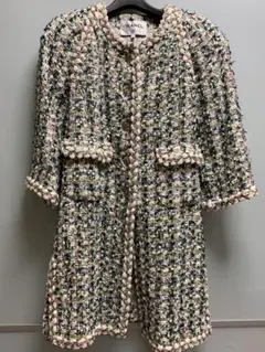 CHANEL ノーカラージャケット 36 マルチカラーのサムネイル