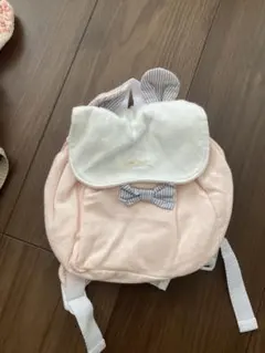 リボン付きピンクリュック