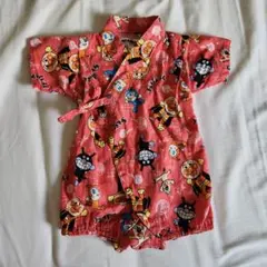 ★美品★アンパンマン甚平　赤　70　80