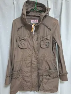 メゾピアノジュニア、1枚仕立て春秋コート