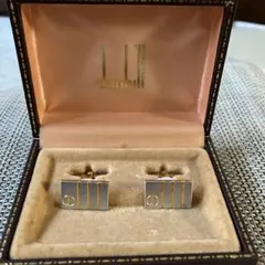 dunhill シルバー ゴールド カフリンクス　ビンテージのサムネイル