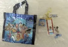 ディズニーシー 25周年 カプセルトイ キーチェーン バッグ 5周年