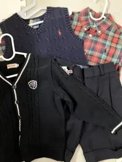 フォーマル　セット　シャツ　パンツ　ベスト　カーディガン