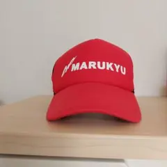 MARUKYU メッシュバックキャップ 赤のサムネイル