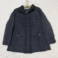 美品 XLサイズ バーバリーロンドン ダウンコート 2way ノバチェック 