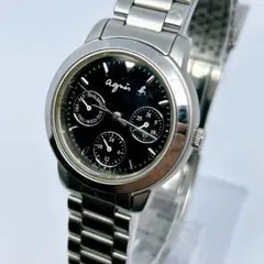 アニエスベー 腕時計 V33J-0010 マルチファン 3つ目 黒文字盤のサムネイル