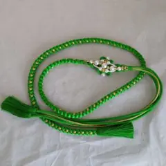 美品！成人式 振袖用 パール装飾帯締め
