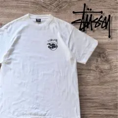 【美品】OLDステューシーラグランTスケートマン stussy 古着　tシャツ