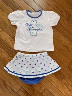 ピッコロ 日本製 Tシャツ パンツスカート セットアップ 90 レナウン 訳ありのサムネイル