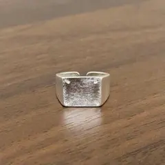 シルバー925 スクエア リング 13号 メキシカン 指輪 レディース