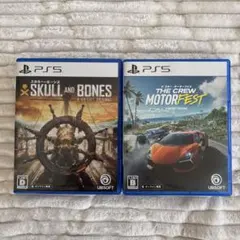 【限定】PS5 ザ・クルー モーターフェス　スカル アンド ボーンズ 2枚セット
