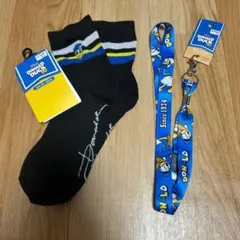 新品★ディズニー★DONALD DUCK★90周年★ネクストラップ★靴下