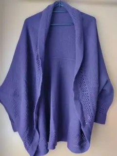 TOPKAPI トプカピ　カシミア混　カーディガン ボレロ　パープル