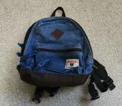 DOUBLE.B　ダブルビー　ベビー用デニムリュック　クマ