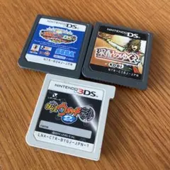 妖怪ウォッチ2など3DSソフト3本セット