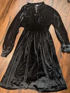 ⚡DAWAN ベロア ベルベット ワンピース M