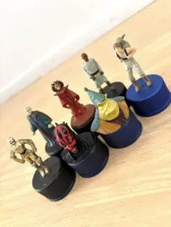 ペプシ スター・ウォーズ ボトルキャップ フィギュア 7ケ まとめ売り