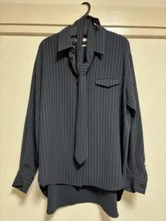 thetoe Rhine Stripe Shirt navy - メルカリ