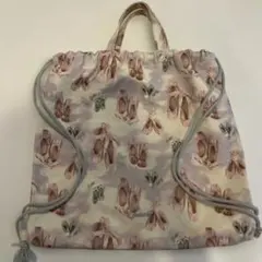 Chacott バレエシューズ柄 ナップザックのサムネイル