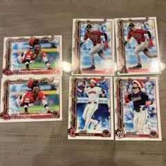 topps MLB holiday スペシャルカードサンタ帽