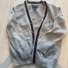 Polo Ralph Lauren グレー カーディガン　4year