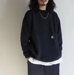 WAX "POCKET CREW SWEAT" スウェット