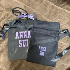 ANNA SUI ショップ袋 ミニサイズ 巾着セットのサムネイル
