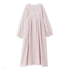 Gelato Pique ジェラートピケ　マタニティガーゼワンピース ピンク