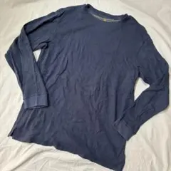 M*u様 海外古着 サーマル ロンT Tシャツ 長袖 カットソー トップス ブル