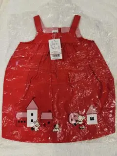 ⭐︎値下げ⭐︎【未使用・新品】familiarジャンバースカート サイズ100