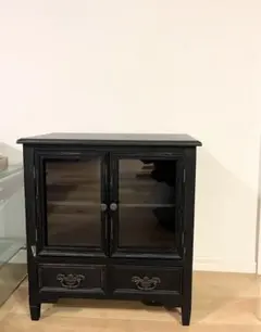 ガラスキャビネット リビング収納