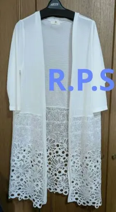 r.p.s ホワイト レース カーディガン 七分袖のサムネイル