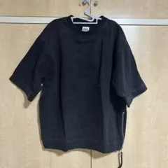 ZARA ブラック ウォッシュ加工 Tシャツ Mのサムネイル