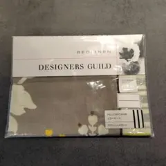新品未使用　デザイナーズギルド　枕カバー　花柄　日本製　綿100