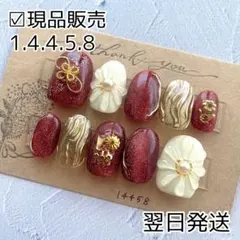 【現品販売】成人式　前撮り　卒業式　結婚式　和柄　和装　赤　ボルドー　水引