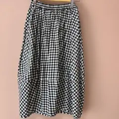 HERT MARKETギンガムチェック ボリュームスカート Mサイズ