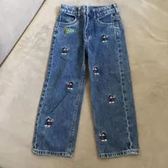 HM 刺繍デザイン デニムパンツ 110cmのサムネイル